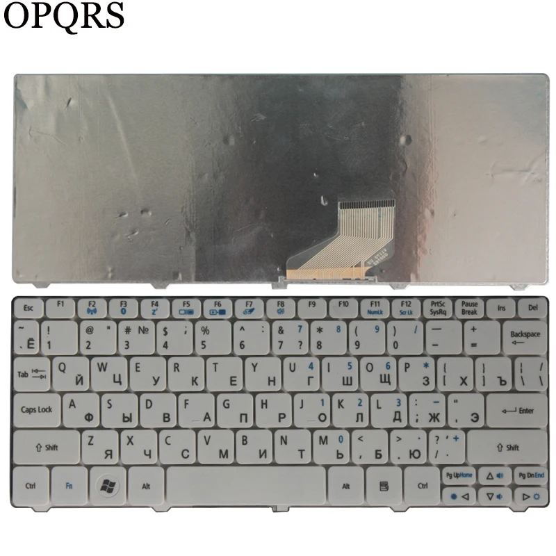 Clavier pour Ordinateur Portable Acer Aspire One 521 522 532H 533 D255E D257 D260 D260A D270 Happy HAPPY2 ZH9 ZE6 ZE7 PAV70 P0VE6 LA-7072p NAV50 NAV80 Portugal PO Blanc