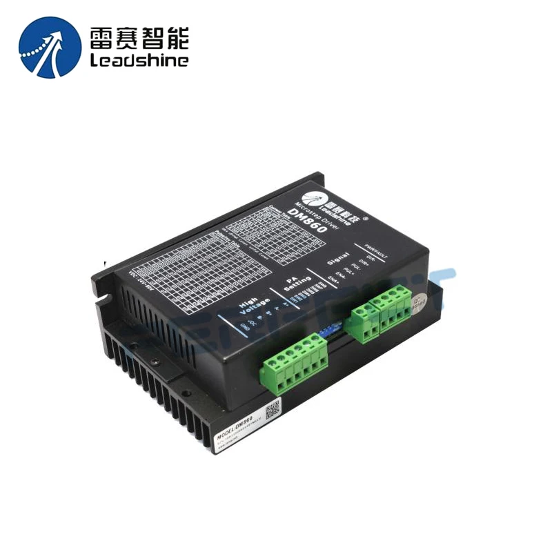 DM860 Leadshine 20-80 VDC 전압 및 2.4 - 7.2A 출력 전류의 2 상 32 비트 DSP 디지털 스테퍼 드라이브
