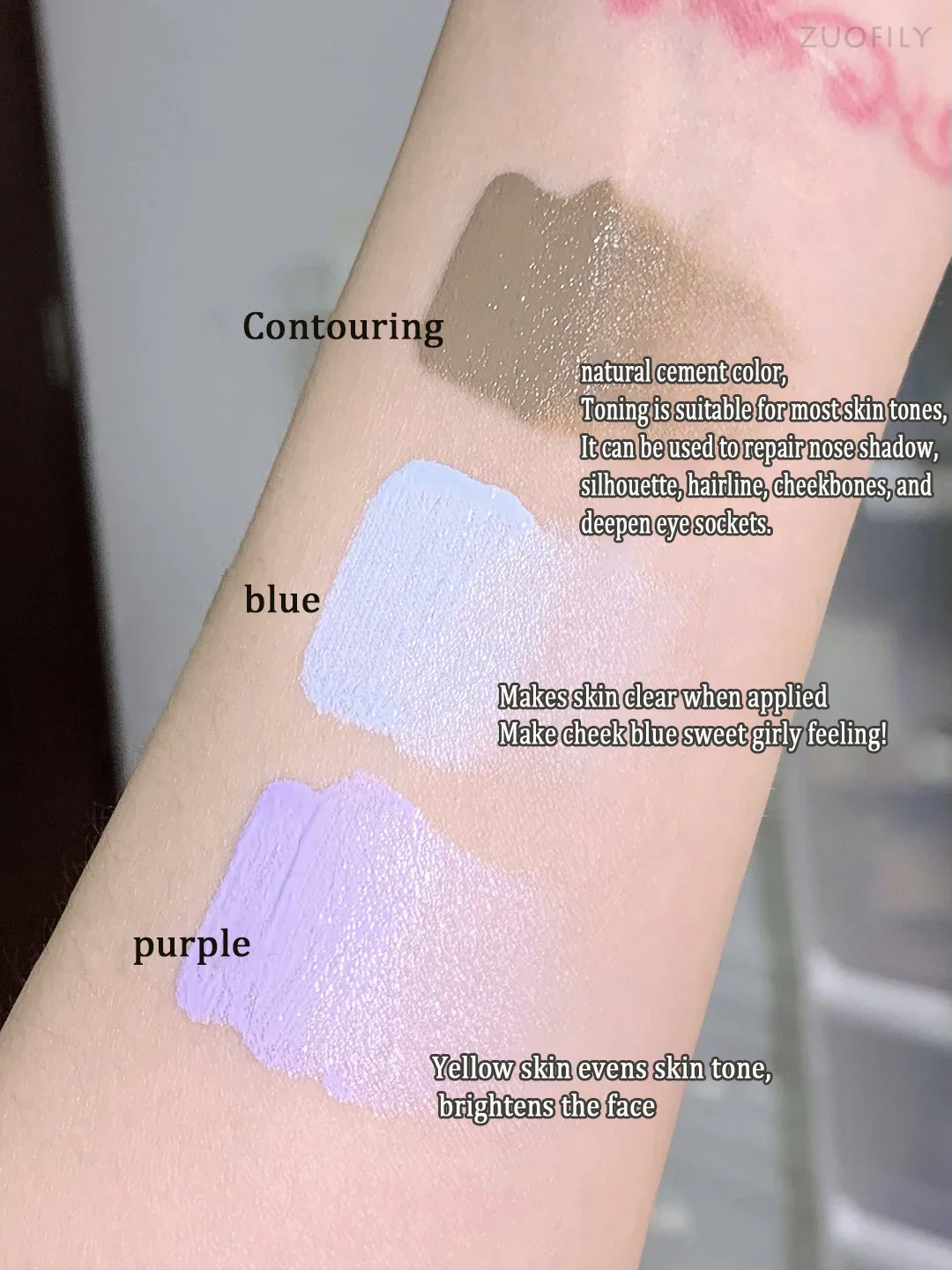 Brown Bronzer Contour Stick Waterproof Liquid Cream Texture Highlighters Shadow Contouring Pencil Cosmetics For Face Brightening For Face Highlighter Face Bronzer Facial Contour Stick