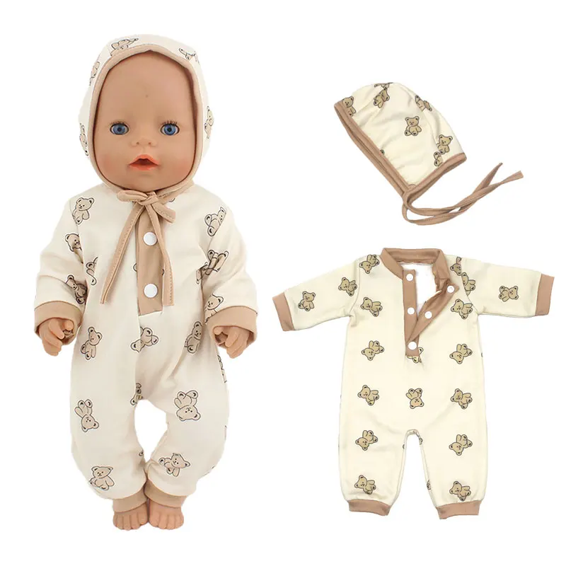 Baby Doll Clothes For 17 Inch Baby Reborn Doll 43cm Doll Accessory for Doll Clothes Accessories
