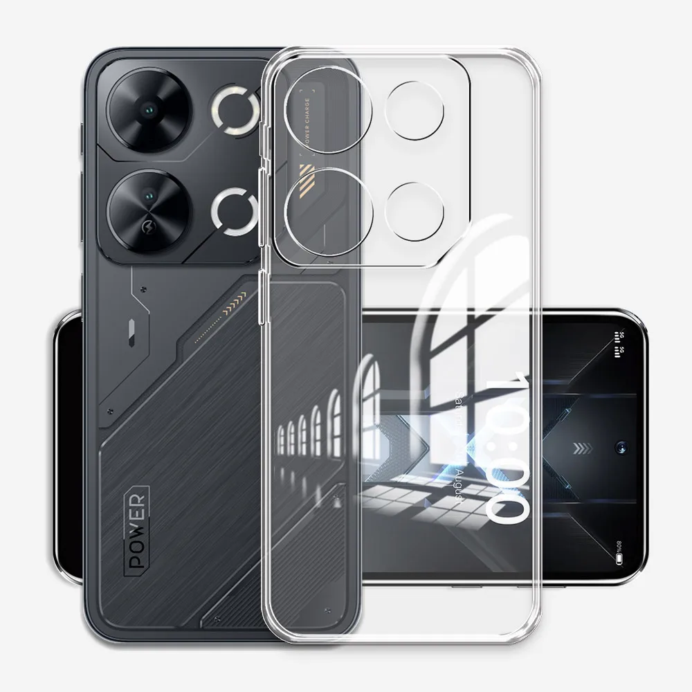Itel P65 Clear Shockproof Silicone Phone Case