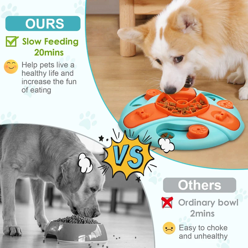  Dog Puzzle Toy For Small/Medium/Large Dogs Slow Feeder Puzzles  Food Treat Feeding Dispenser Puppy Brain Stimulation Toys Beginner Puppy  Boredom Interactive Games Gift Mentally Stimulating Level 3 In 1