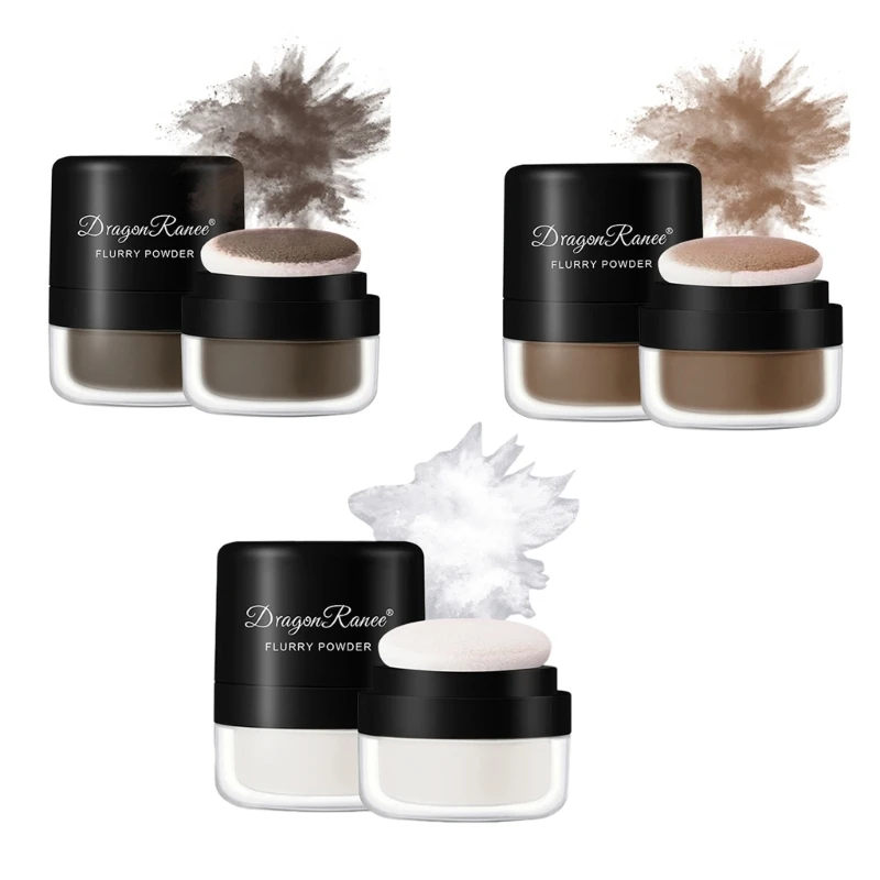 

Тени для стрижки волос, стойкие натуральные наполнители для волос, ретушь для контуринга, тени для волос, новинка, Прямая