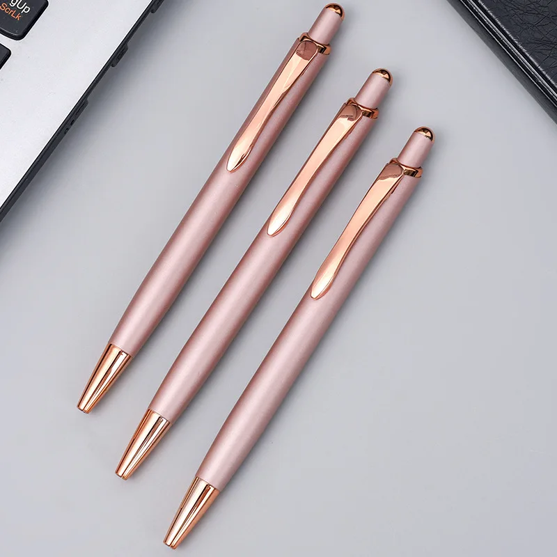 Custom Logo Ballpoint Pens Personalized Gift School Supplies 2023 Teacher  Stationery Blue Metal Luxury Beautiful Funny Writing