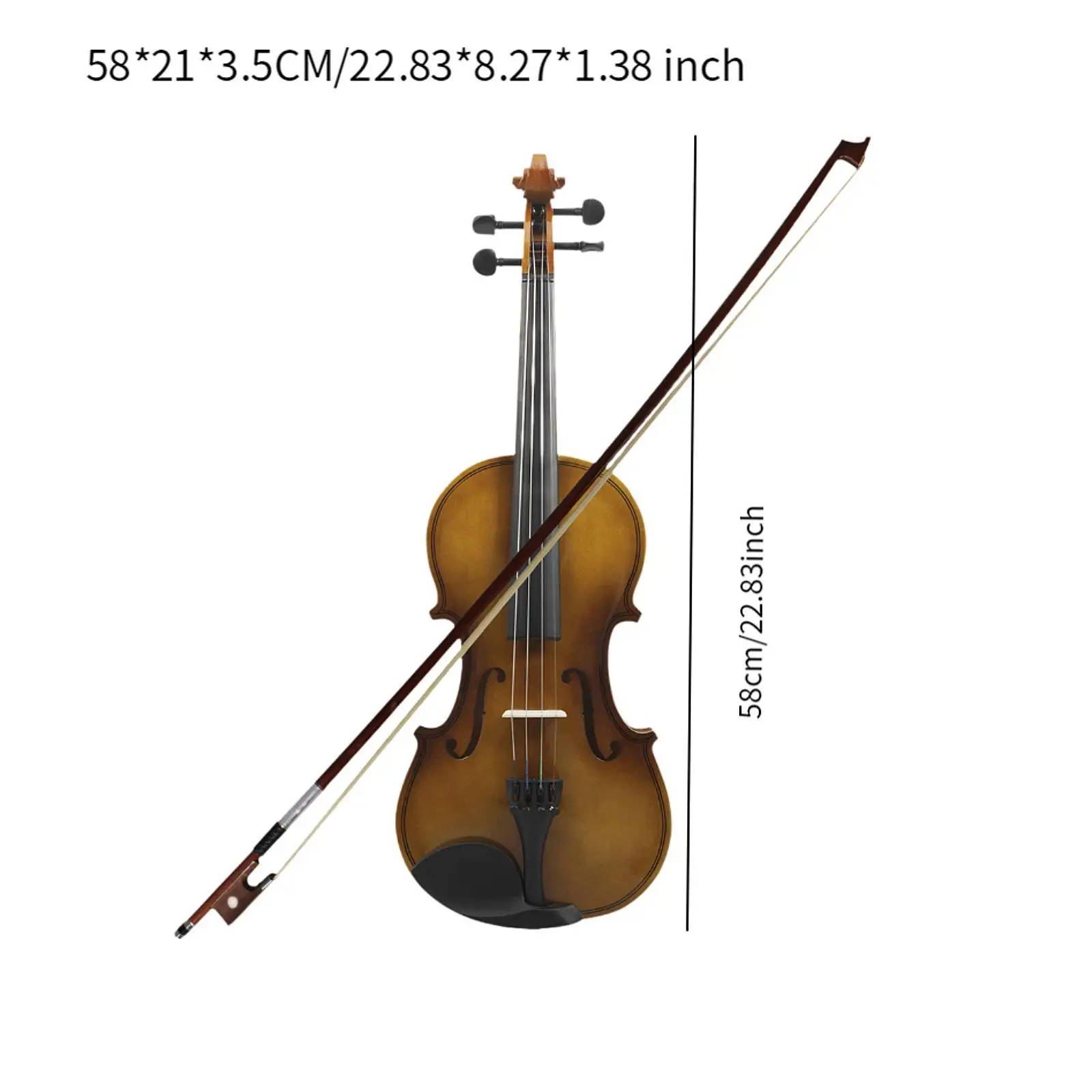 4/4 Violin,Violin for Beginners,Kids,Adults,with Case Kits,Wooden Stringed Musical Instruments Play,Party Favor