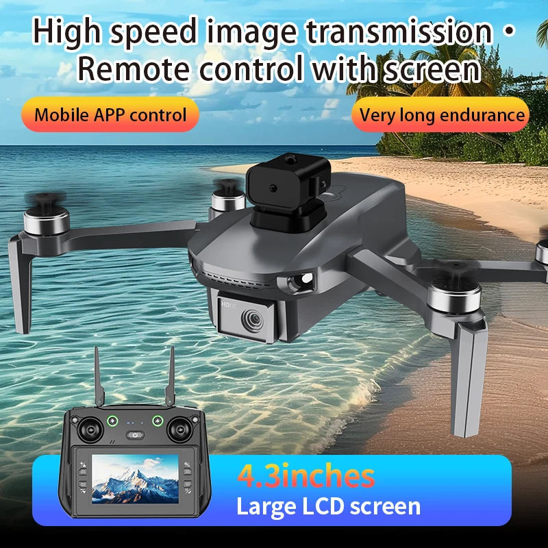 2025 S186 MAX GPS Drone Professional 8K Camera 5G WIFI Aerial FPV 360° Obstacle Avoidance Brushless Large Screen RC Quadcopter