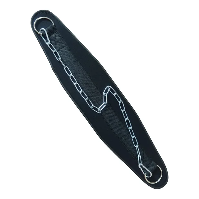 1Pcs New Style Weight Lifting Back Gym With Chain For Fitness Bodybuilding Pull Up Strength Training Load Waist Strap Thicken 6