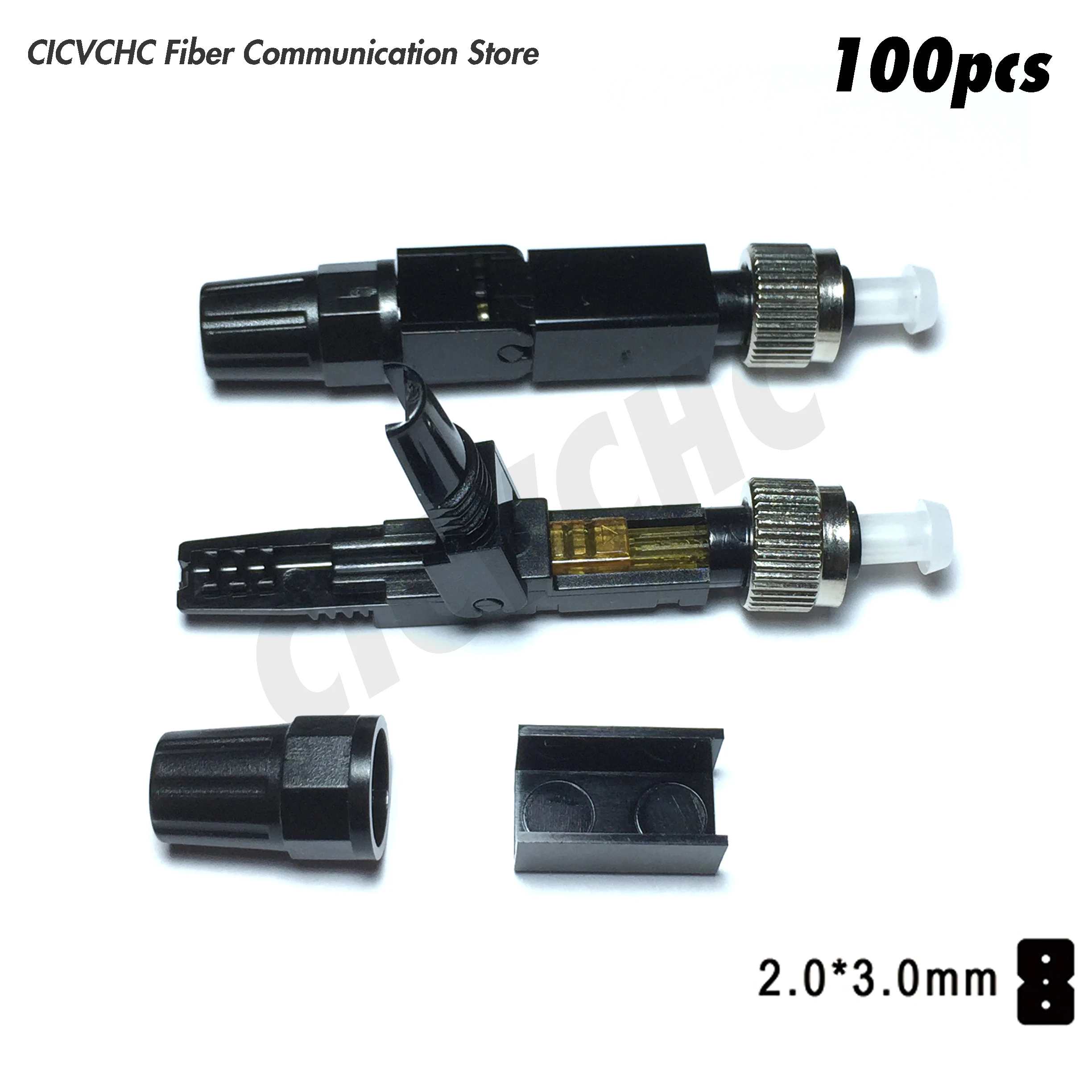 100pcs or 10pcs FC/UPC Field Installation Connector Fast Connector for 2.0x3.0mm Drop Cable