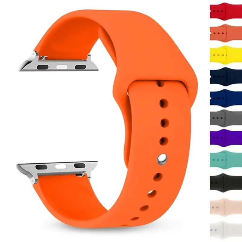 Premium Silicone Strap for Apple Watch - Sleek and Durable Bracelet Replacement