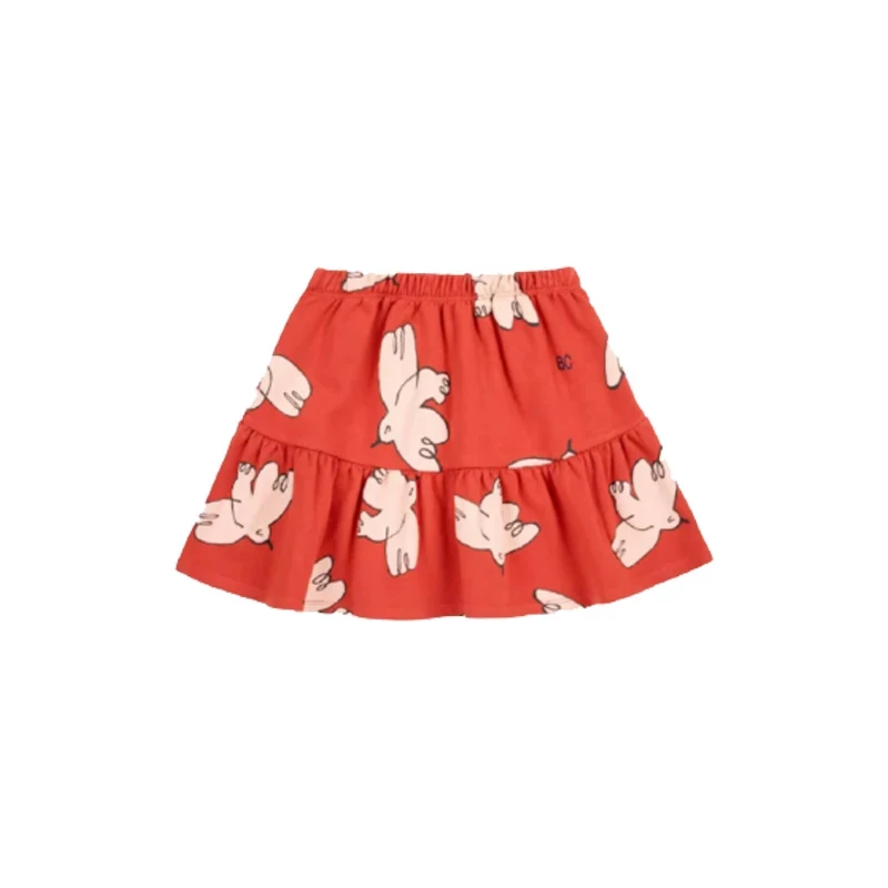 Girls Dress New Autumn Winter bc Kids Skirts Cartoon Printed Child Casual Dress Series Clothes