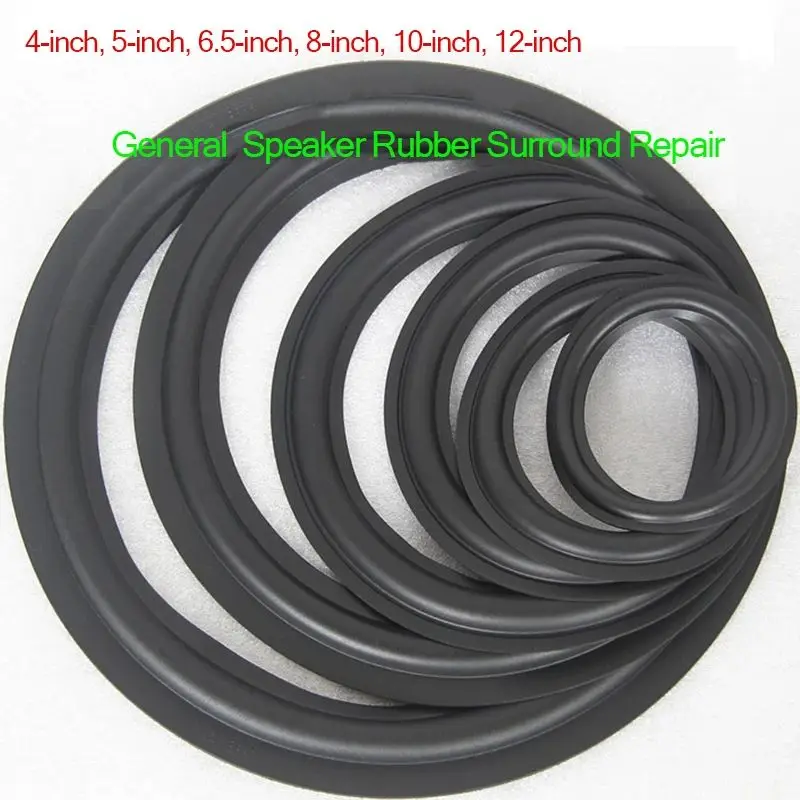 Anneaux De Surround En Mousse EVA 8 Pouces Pour Haut-parleur - Lot De 2 Pièces, Réparation Audio Uxcell