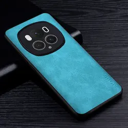 Custodia per telefono in PU pelle premium resistente ai graffi - Cover di colore solido