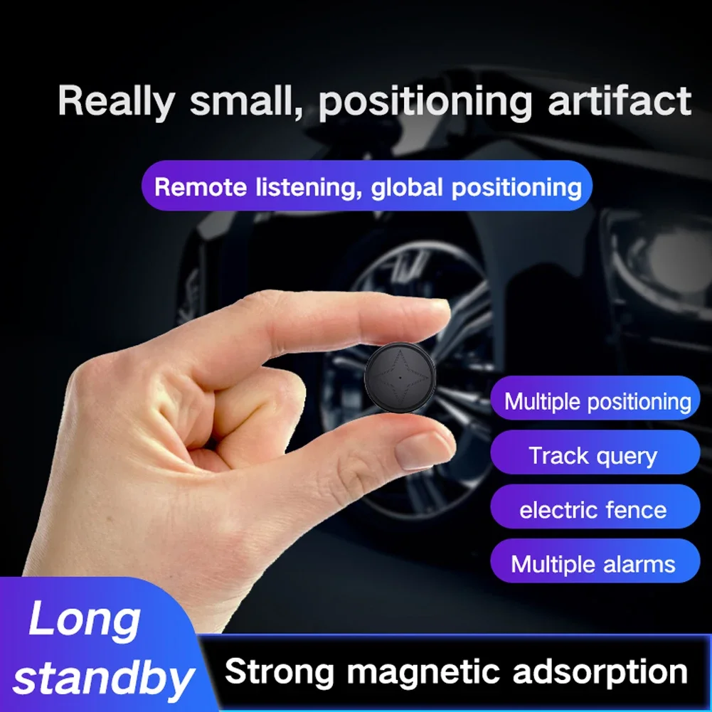 GPS Tracker Strong Magnetic Car Vehicle Tracking Anti-lost Anti-theft Device Mini Portable Precise Positioning GSM GPS Locator