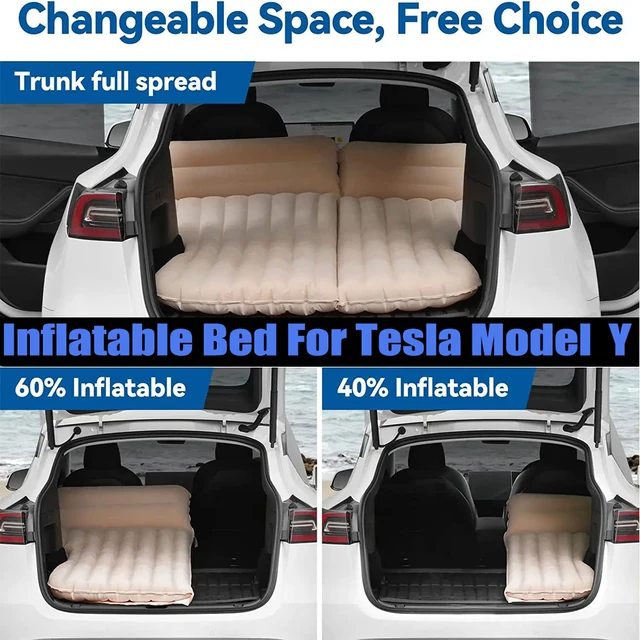 Tesla Model Y SUV Air Mattress – Inflatable Trunk Bed & Travel Sleeping Mat 4