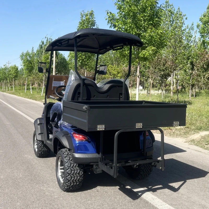 

Wholesale Electric Golf Carts 2 Seater Lithium Battery Street Legal Electric Golf Carts With Aluminum Cargo Box