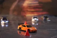 1/43 Mini Drift Race Car RTR Remote Control Toy Car 4WD Tyres Radio Lights Traffic Cones Ready to Run Toy Model for kids 1