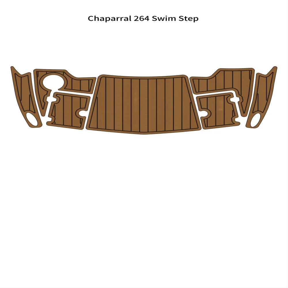 Quality Chaparral 264 Swim Step Platform Boat EVA Foam Faux Teak Deck Floor Pad Mat