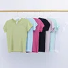Lemon Short Edition Swiftly Tech Women Sports Short Sleeve T-shirt Seamless Knitted Stretch 2.0 Yoga Fitness Running T-shirt Top 1