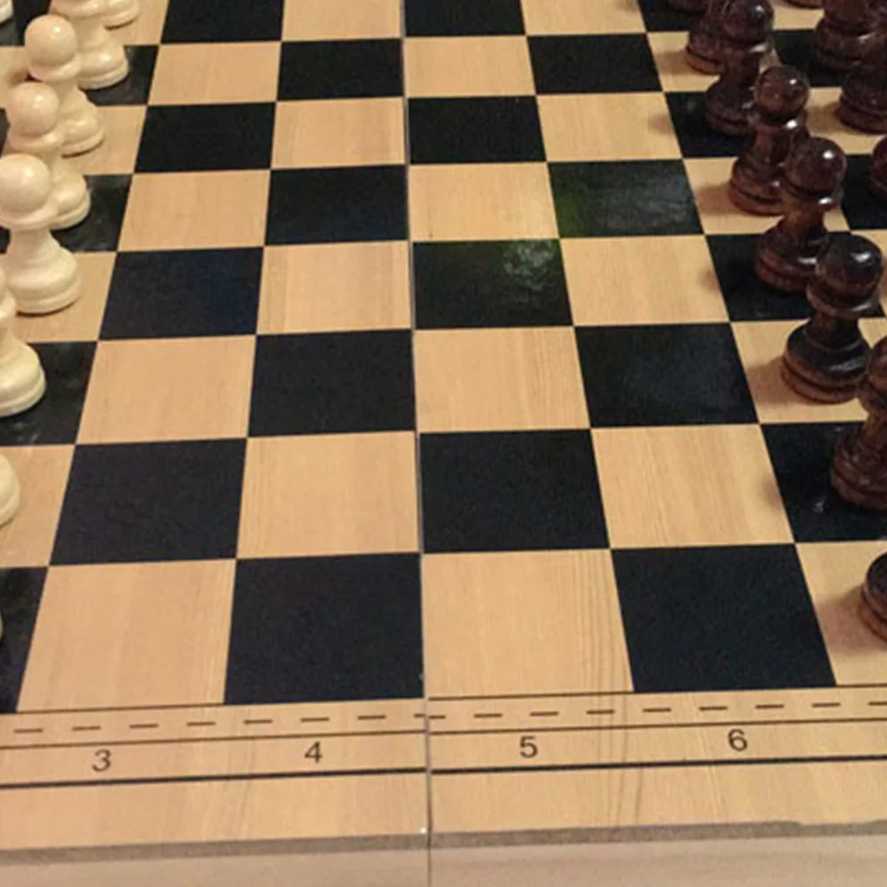 Chess Sets Board Games Wooden Foldable Magnetic International for Kids Adults