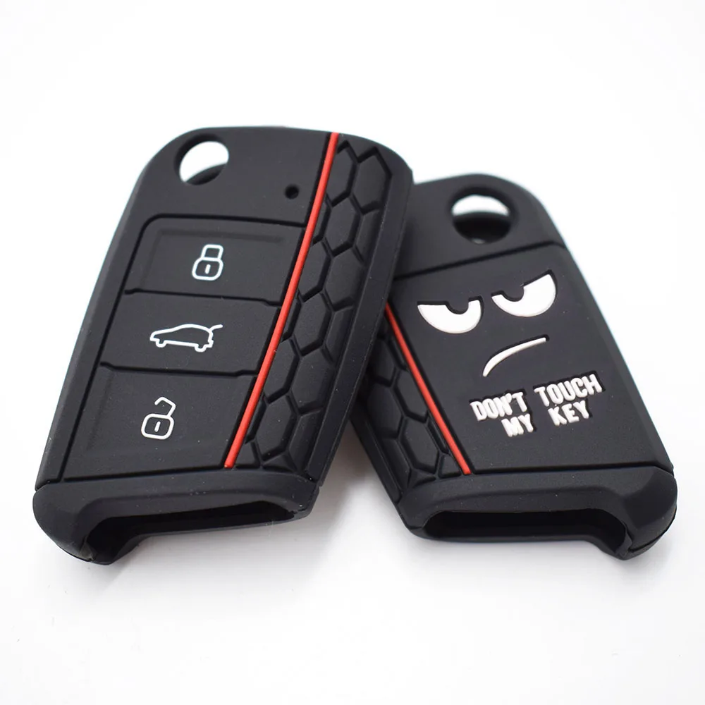 Key Case Cover For VW Polo Golf 7 Tiguan Skoda Octavia Kodiaq Karoq SEAT Ateca Leon Ibiza