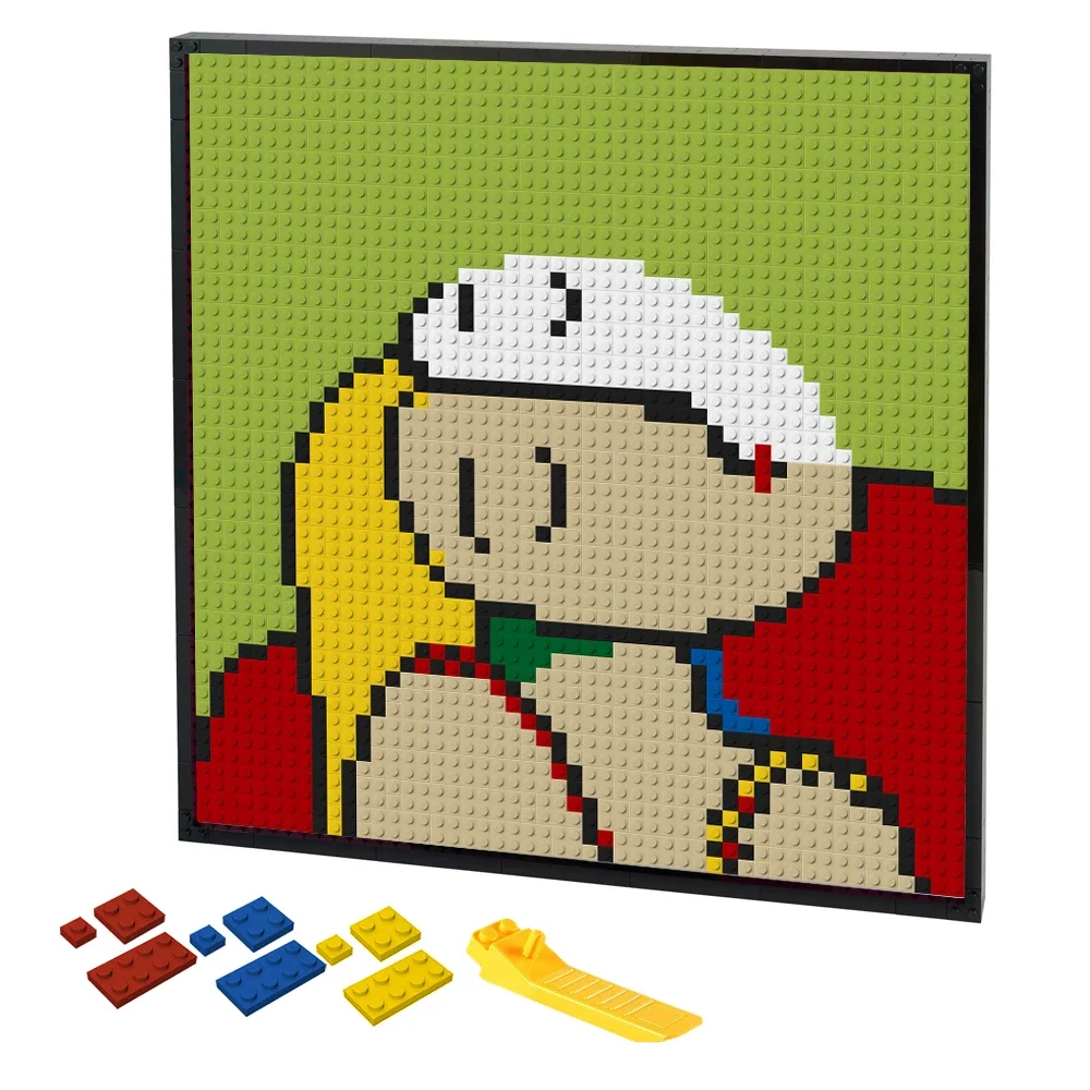 Pixel Art Moc World Famous Dreaming Woman Portrait Mosaic Pop Diy Room Pittura Decorativa Di Building Blocks Toys Idea Regalo