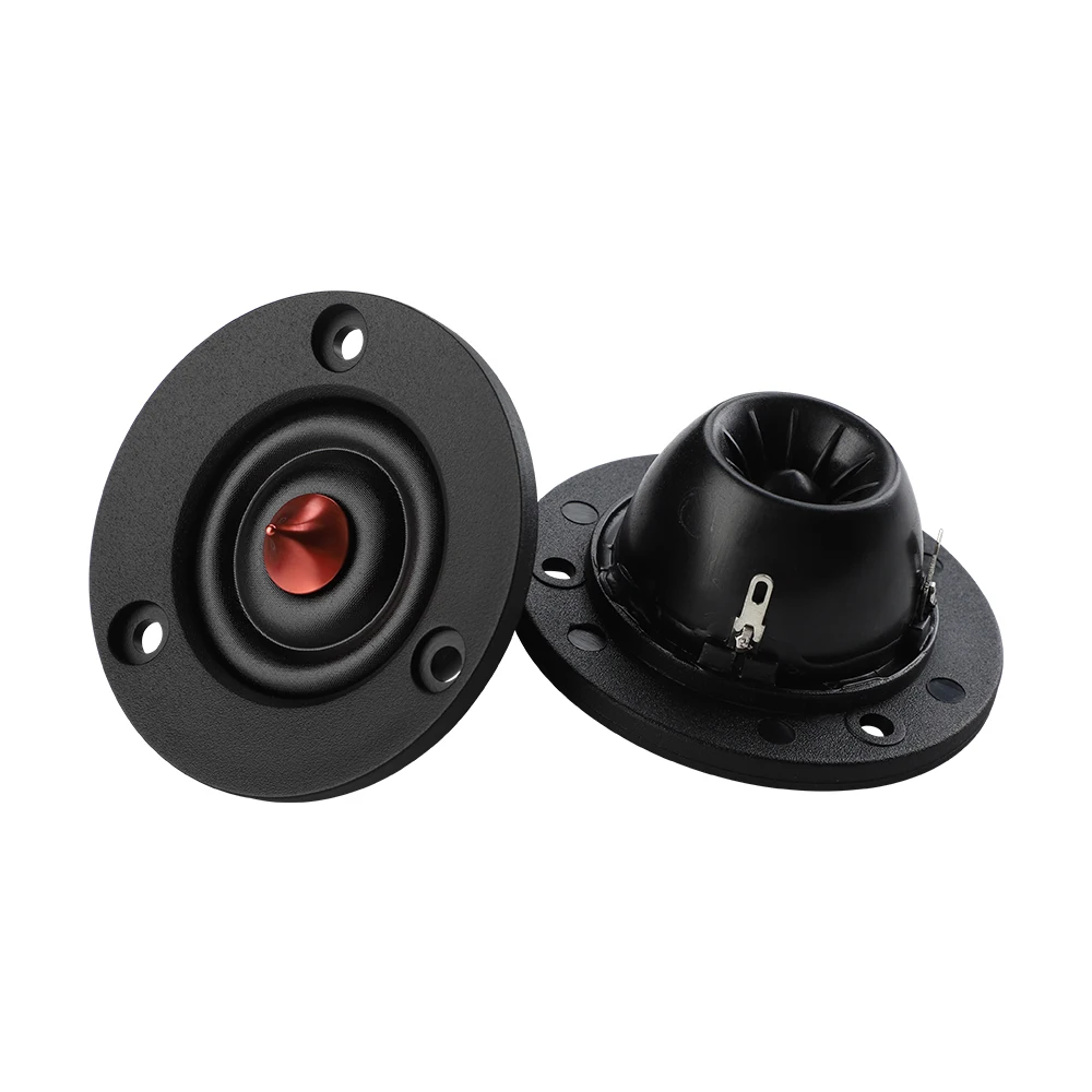 2Pcs 2 Inch Tweeter Speaker 4 Ohm 30W HIFI Silk Dome Treble DIY Home Sound Theater Audio Loudspeaker for Car Modification