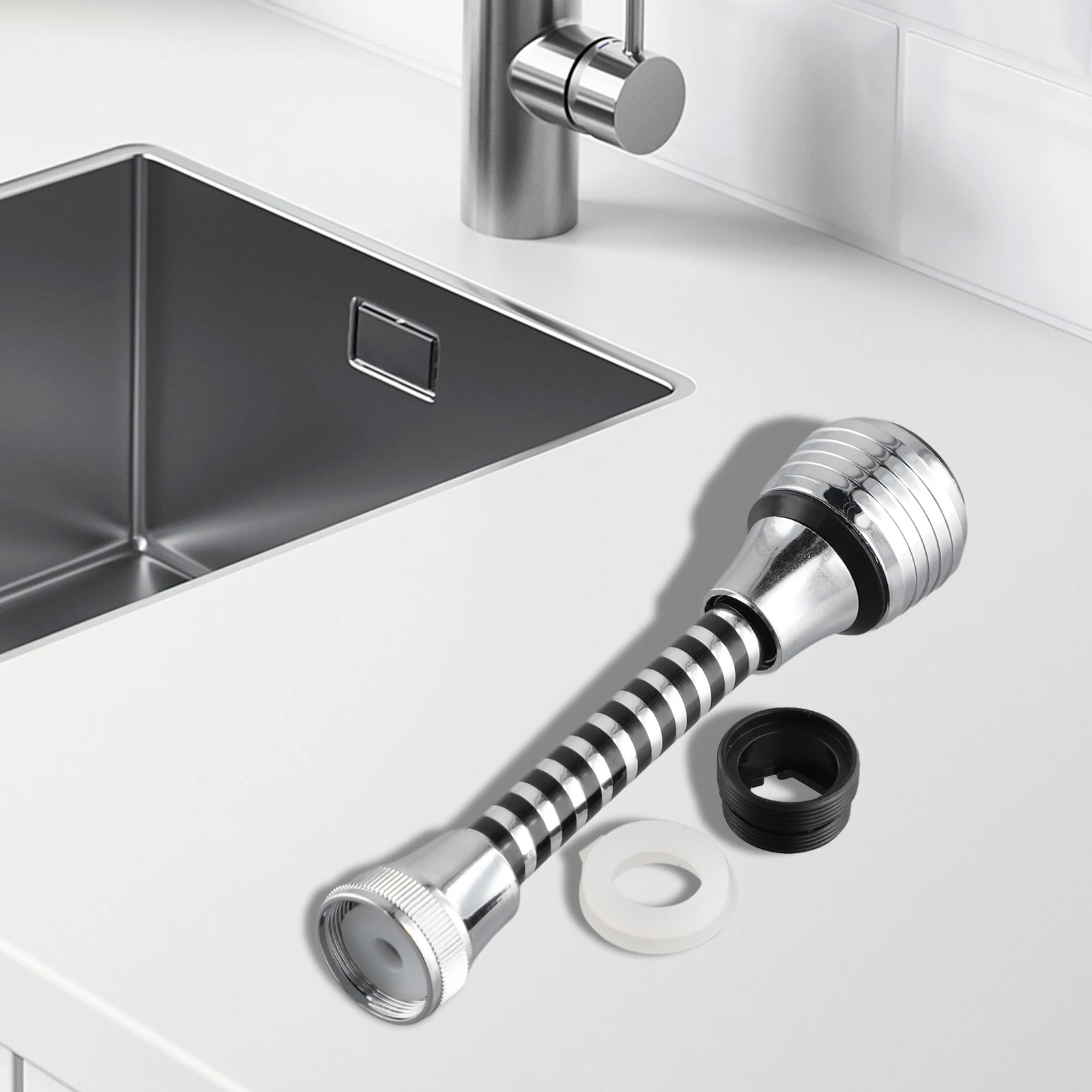 

High Quality Faucet Swivel Faucet Faucet Extender Replacement Water Saving Accessories Adjustable High Pressure