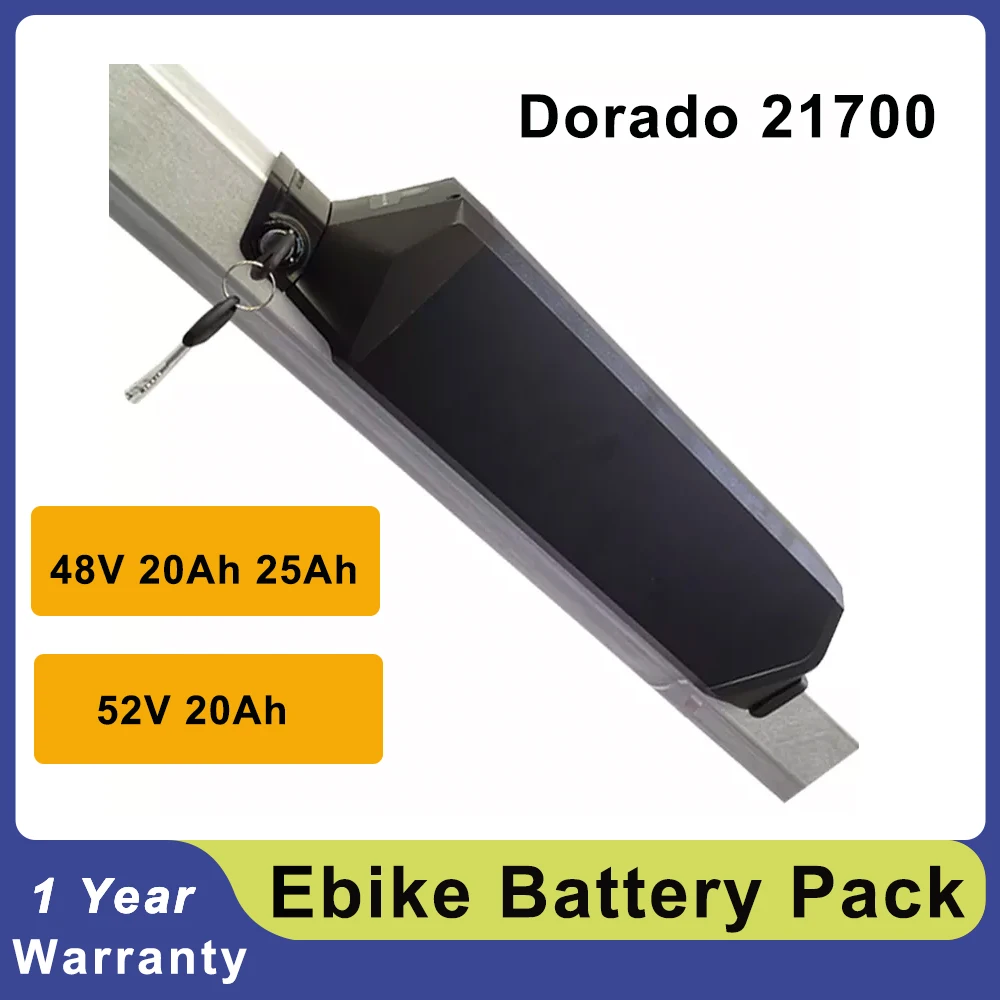 Reention Dorado E-Bike Batteria 48V 52Volt 20Ah 25Ah 21700 Li-Ion Akku Per Biktrix Ncm Mosca Aventon Pace Ariel Rider X-Class
