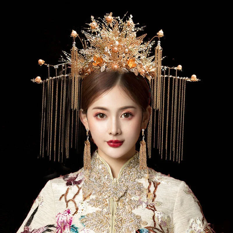 Wedding Bridal Hair Jewelry Bride Crown Headdress Wedding Hair Accessories Bridal Headwear Headpiece Tiara bridal jewelry sets