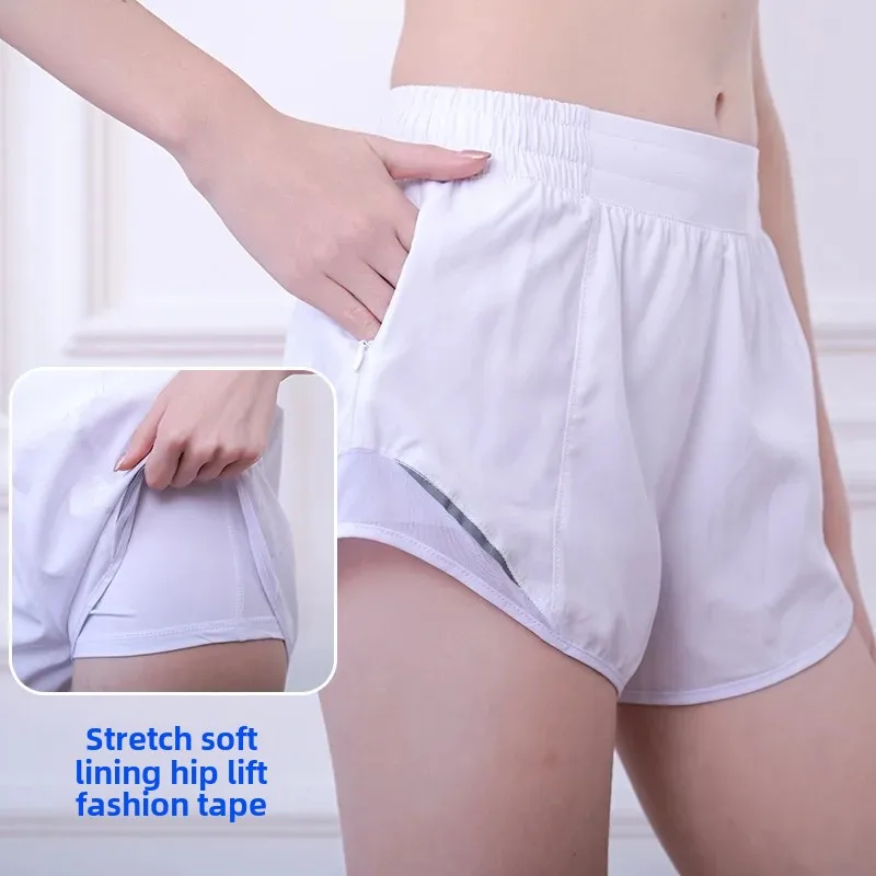 High Waist Three-Quarter Length Cycling Shorts Women's Casual Quick Dry Sportswear New Style Comfortable Breathable