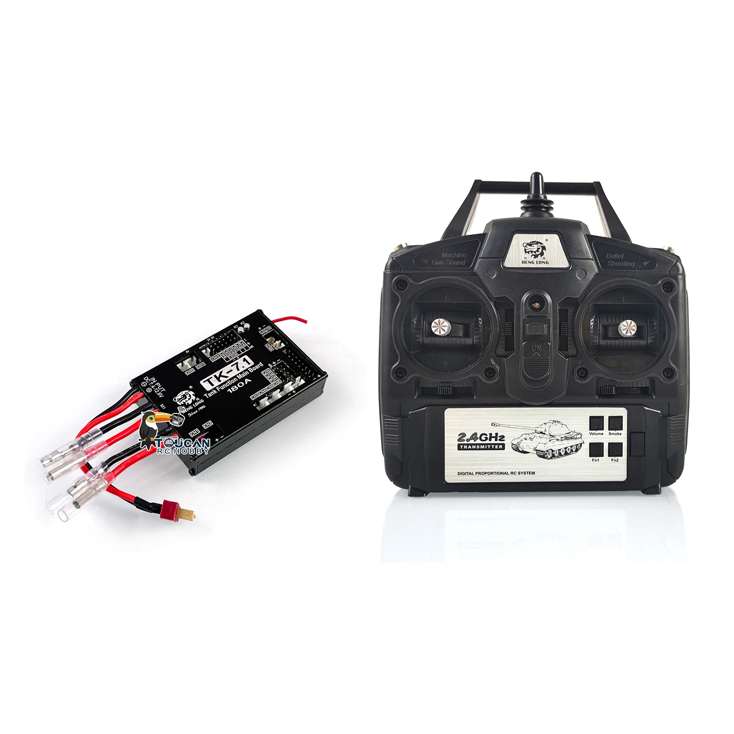 Heng Long 1/16 RC Tank 2.4Ghz 7.1 Generation Transmitter W/7.1