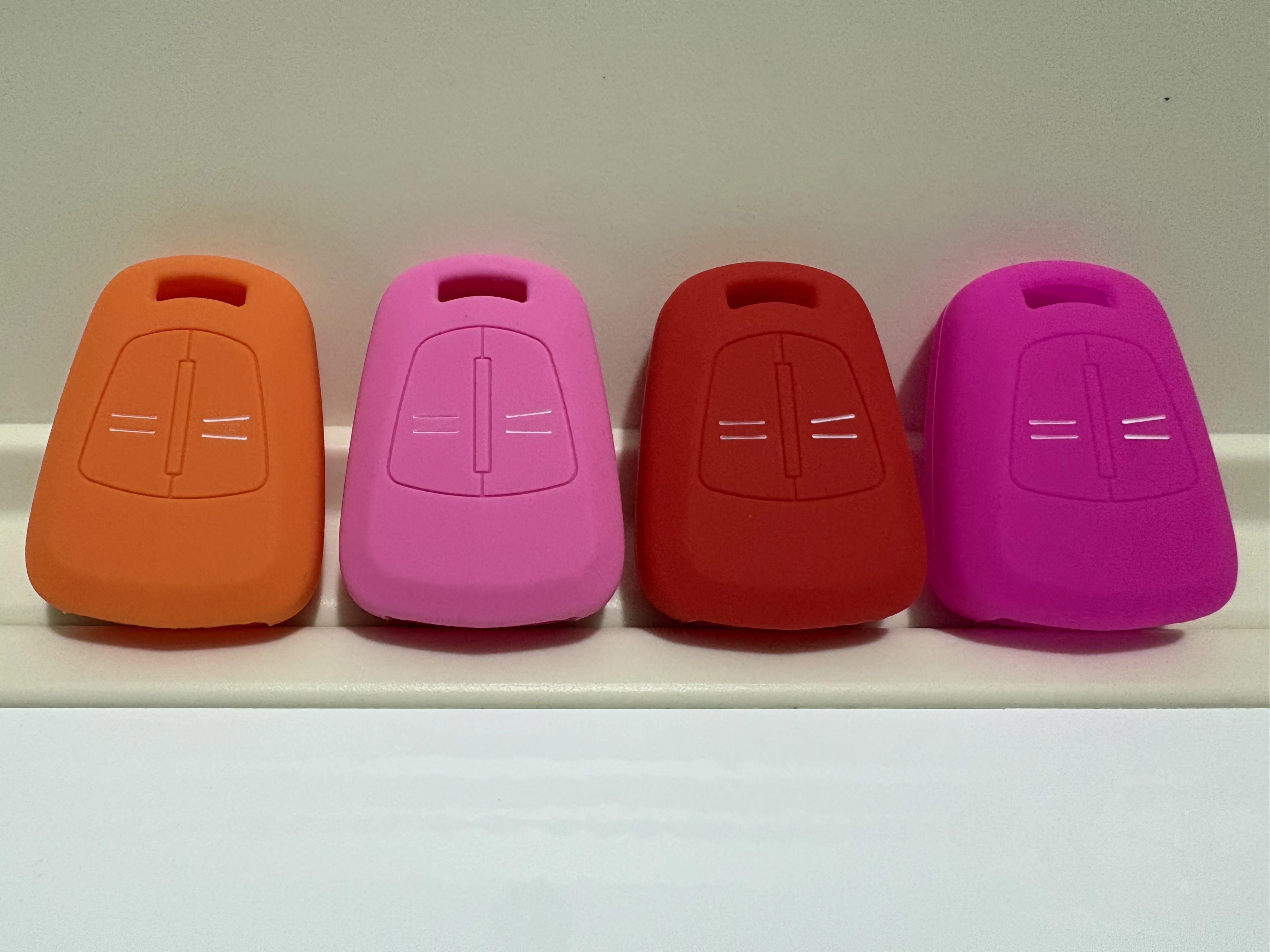 Premium Silicone Car Key Cover - 2 Button Remote Key Shell in Stylish Design