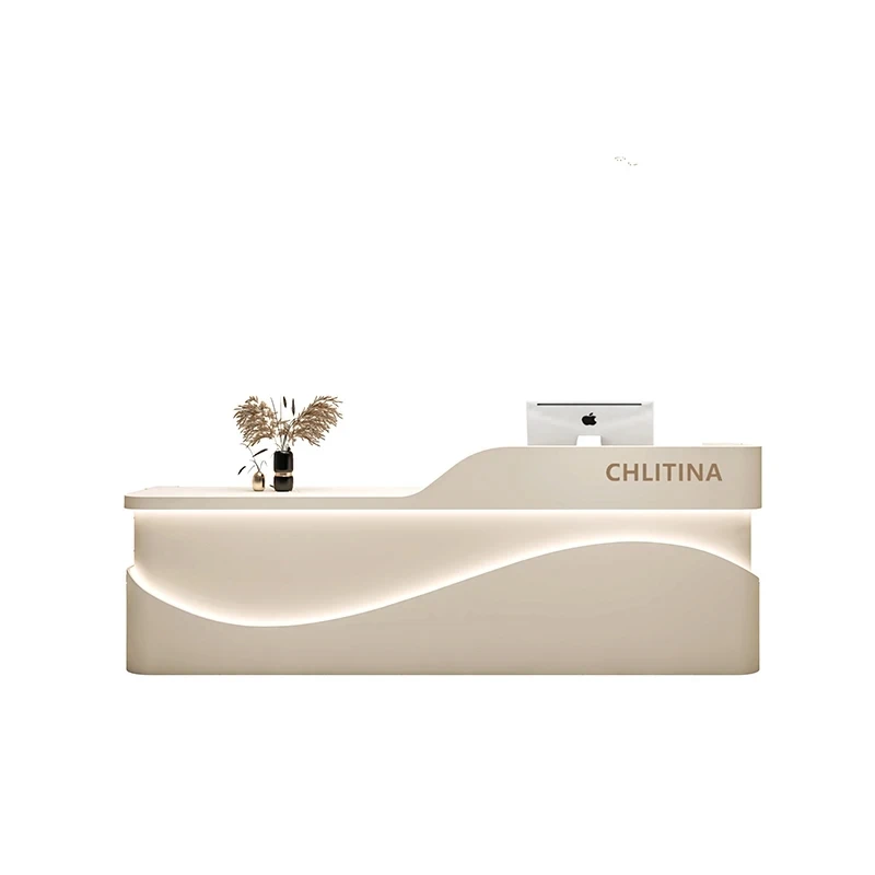 Garden Console Reception Desks Computer Modern Service European Front Desk Mobile Office Mesa De Escritorio Reception Furniture