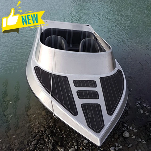 Petit bateau à Jet en aluminium de qualité Marine, 14FT 4.2m de profondeur  en V, haute qualité, à dérive électrique - AliExpress