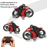 Juguetes de motocicleta para niños, Dron de motocicleta acrobática con Control remoto, modo Dual de tierra y aire, cuadricóptero de motocicleta RC recargable - Imagen 4