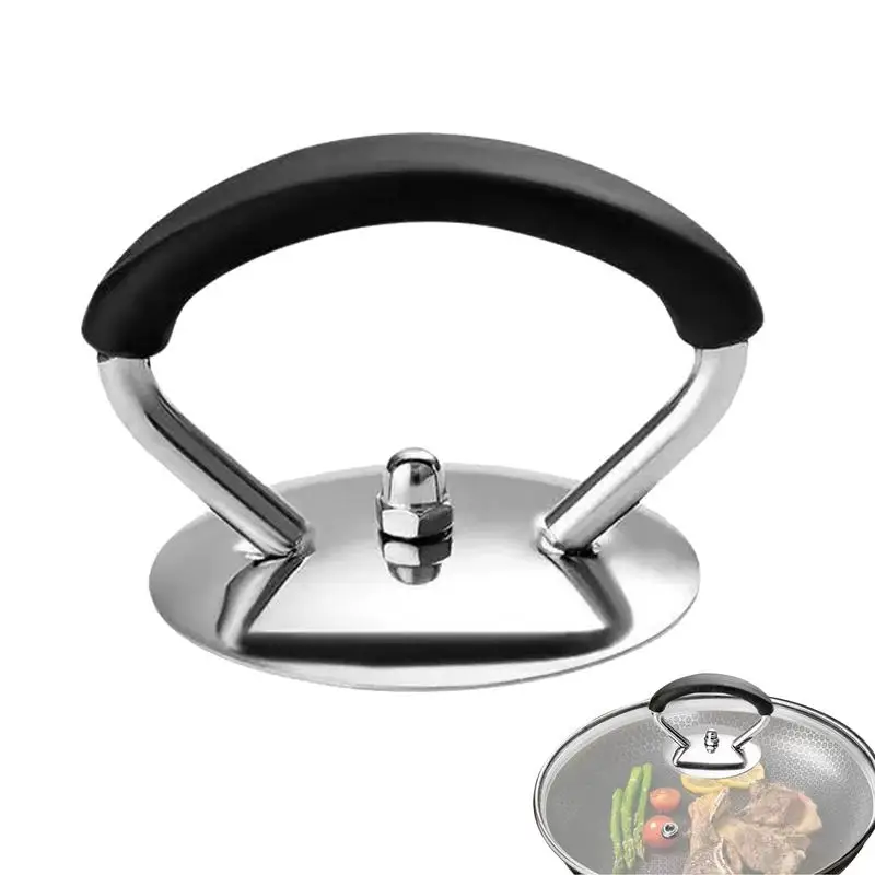 

Universal Pot Pan Lid Cover Stainless Steel Replacement Knob Handle Universal Lid Handle Heat Resistant for Kitchen Accessories