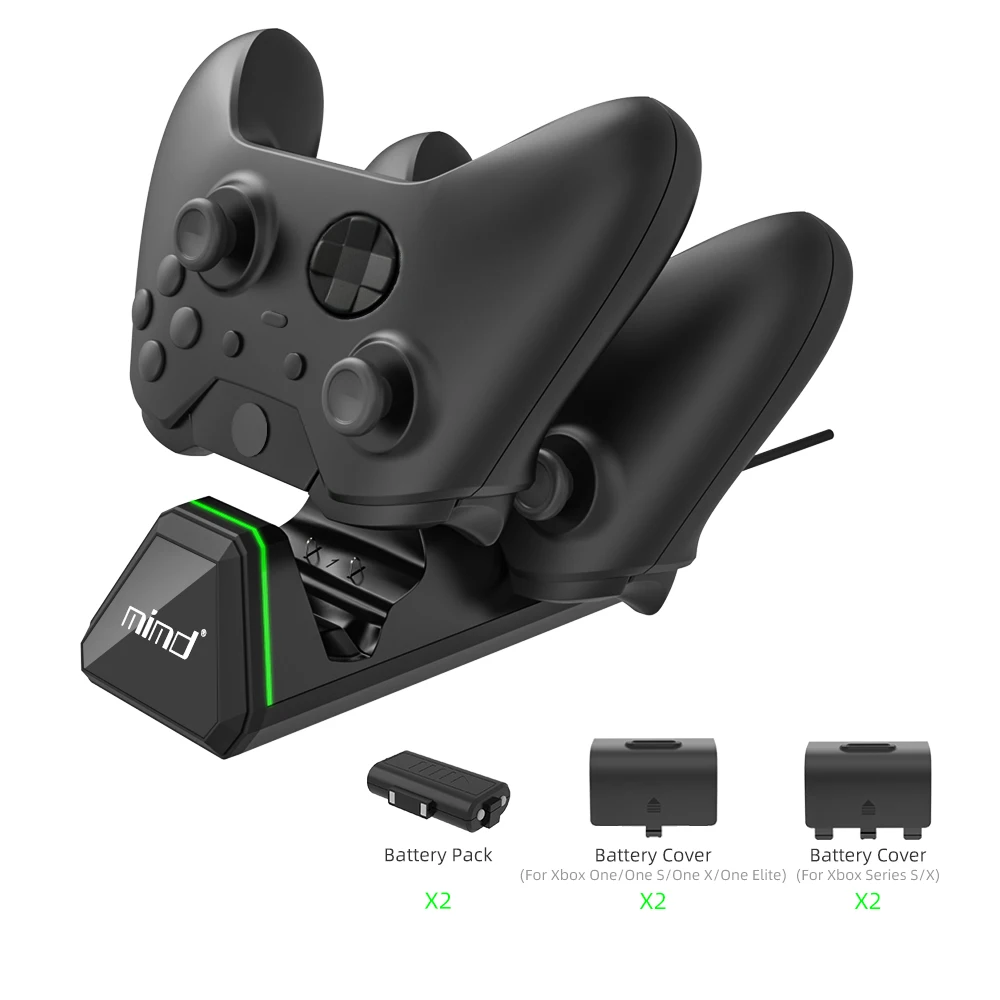 

For Xbox Series S/X For Xbox One Dual USB Handle Fast Charging Dock Station Stand Charger For Game Controller Joypad Joystick