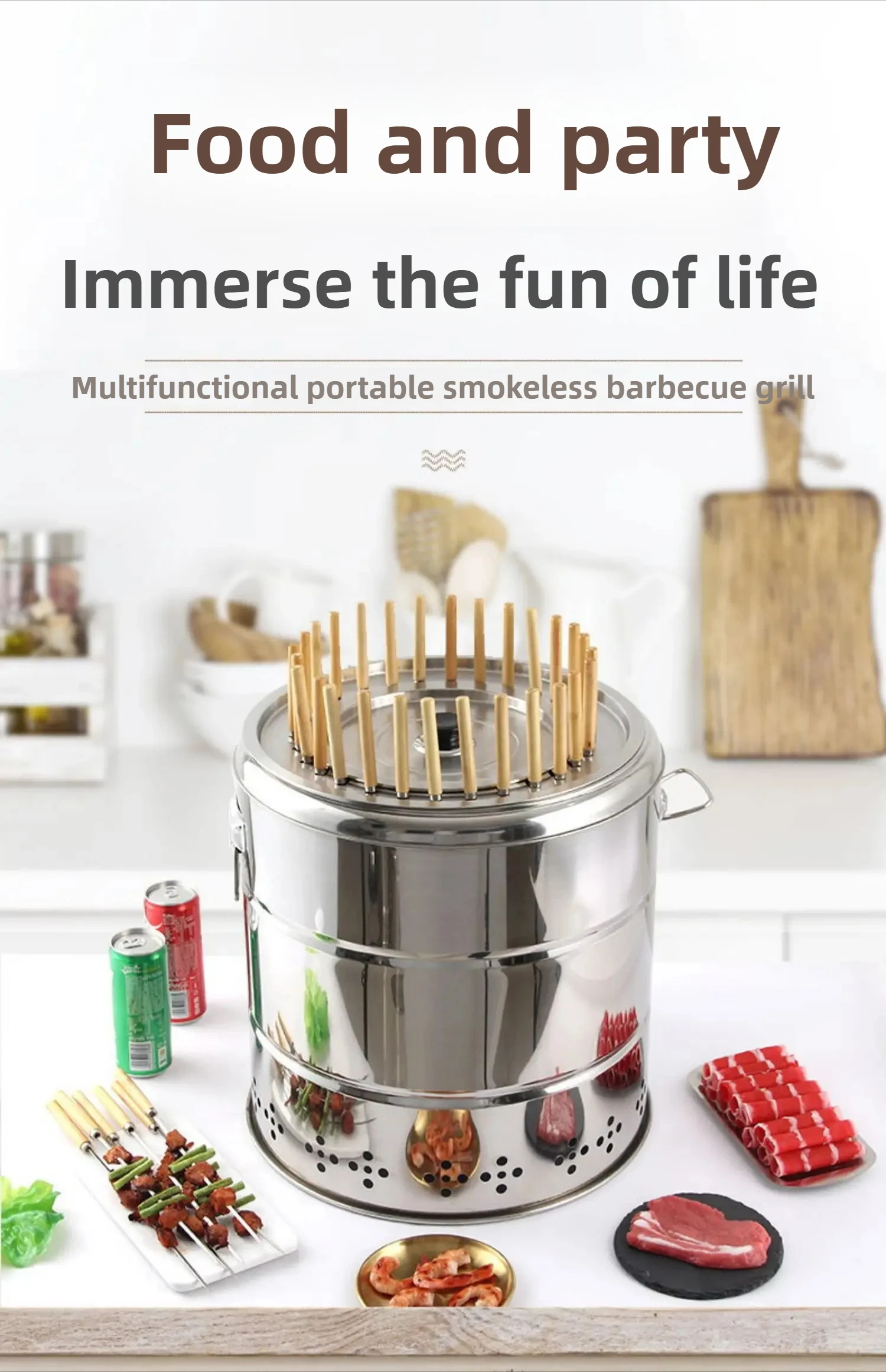 グリル　BBQ バーベキューグリル 炭火焼き BBQグリル KAC468 | バーベキューガスグリル Branch Grill