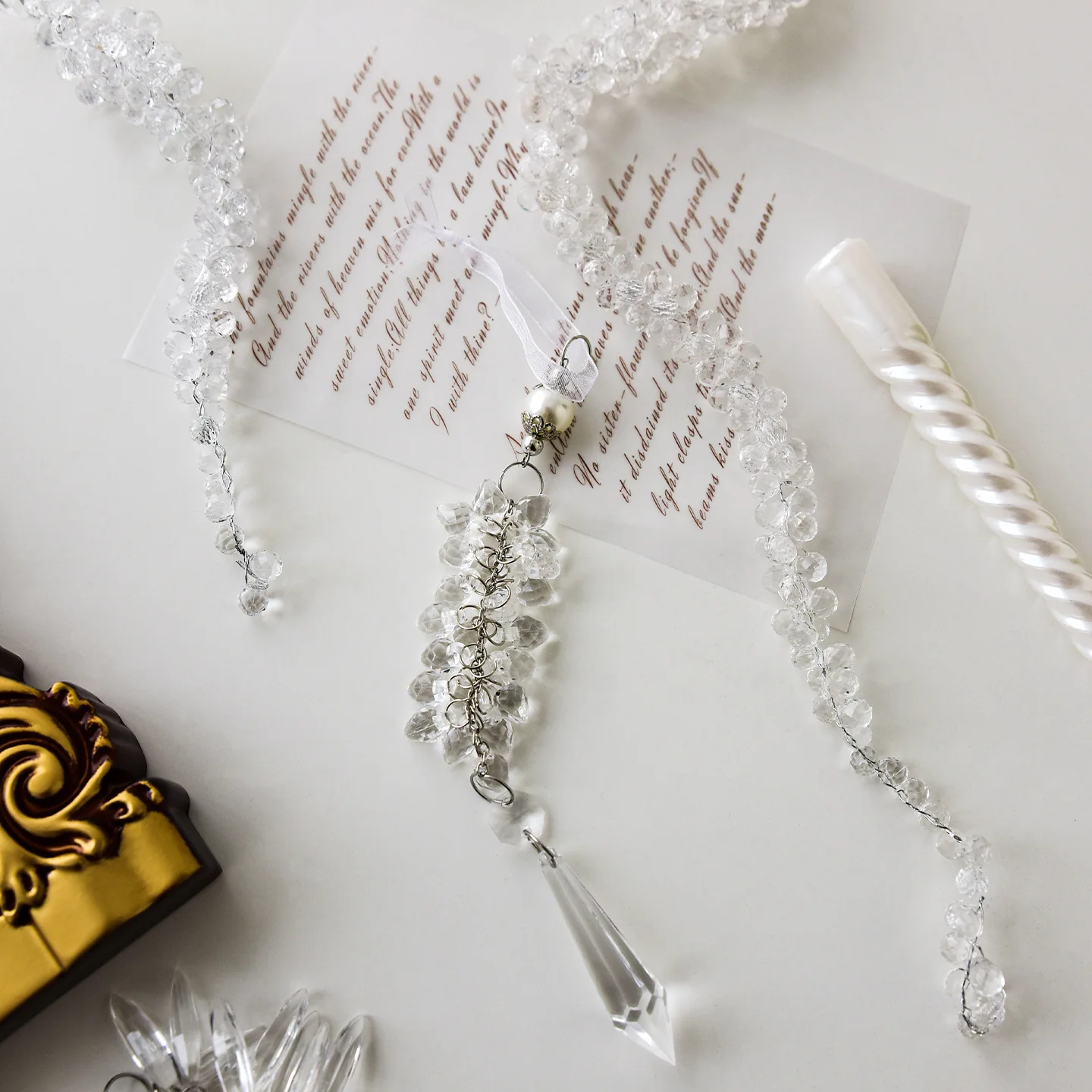 Christmas Tree Decor Christmas Snowflake Pendant Acrylic Transparent Snowflake Ice Crystal Shape Hanging Drop 2025 Xmas Gifts