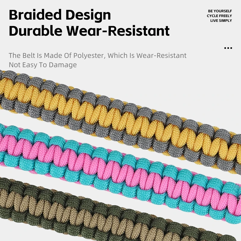 WEST BIKING Cycling Belt Weave Rope Bicycle Pants Leg Strap Reflective PMO Buckle Trouser Leg Band MTB Road Bike Accessories