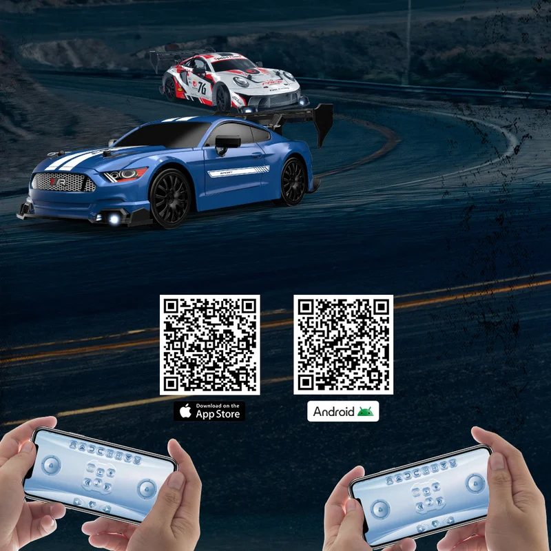 帮Ʈ RC ڵ 4WD 1:24 2.4G  Ʈ   ڵ 峭 GTR  AE86  RC ̽ ڵ 峭  