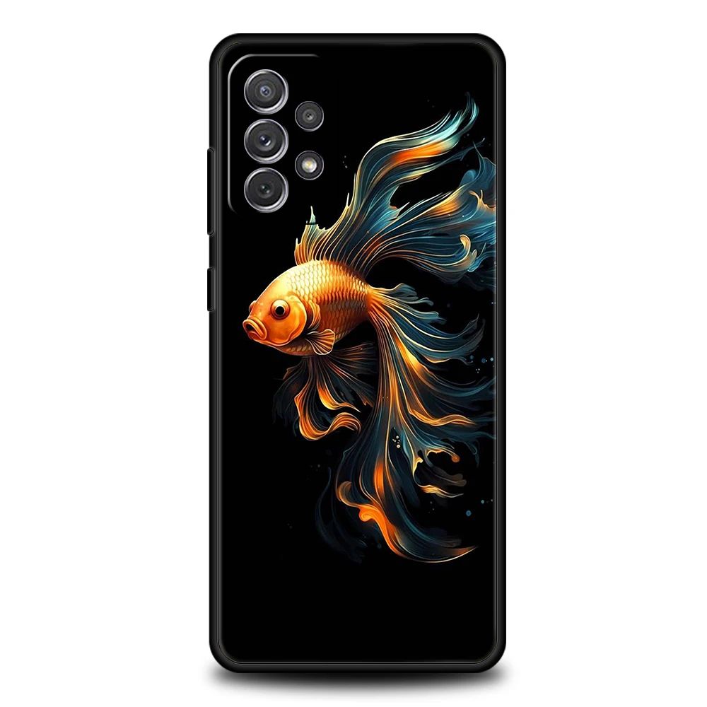 Adorable Fish Design Soft Shell Phone Case