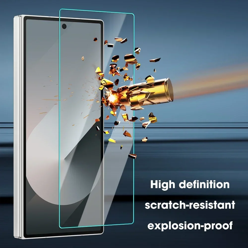 Premium Tempered Glass Screen Protector for Samsung Galaxy Z Fold Series - Clear HD Film (1/4 Pack)
