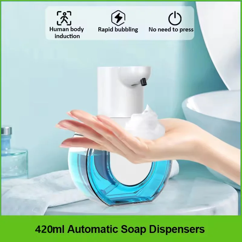 420ml Countertop or Wall-Mounted 4-Levels Adjustable Foam/Gels