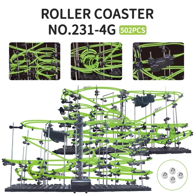 Magnetic Ball Roller Coaster Construction Set 5