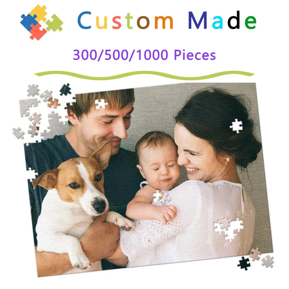 

ZGY Jigsaw Puzzle 1000 300 500 pieces Photo Custom Personalized Picture DIY Toys For Kids Adult Gift Decoration Collectiable Toy