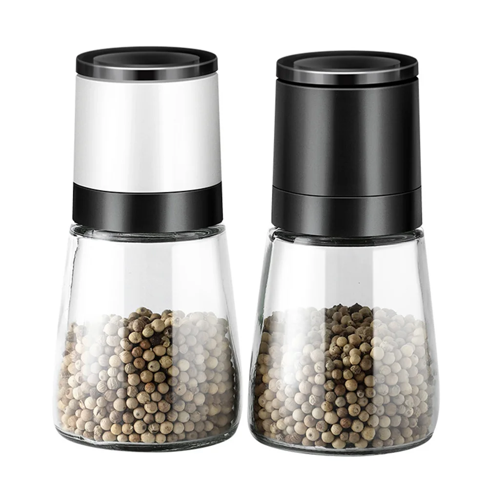 1PC Stainless Steel Spice Salt and Pepper Grinder Kitchen Portable spice  jar containers manual food herb