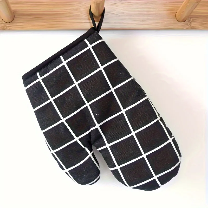 2pcs Heat-insulating Gloves, Anti-scald Microwave Gloves, High Temperature Resistant Kitchen Baking Oven Gloves