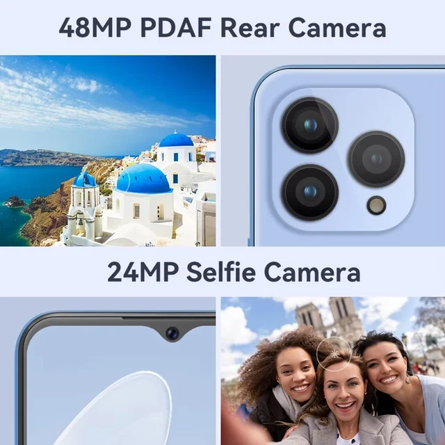 Cubot P80, smartphone android 13, version globale, 16Go de RAM (8Go + 8Go étendus), 256Go de ROM, NFC, écran FHD+ de 6,583", 5200 mAh, 48MP Camera, Dual SIM phone, telephone portable neuf, Galileo, GPS, OTG 5