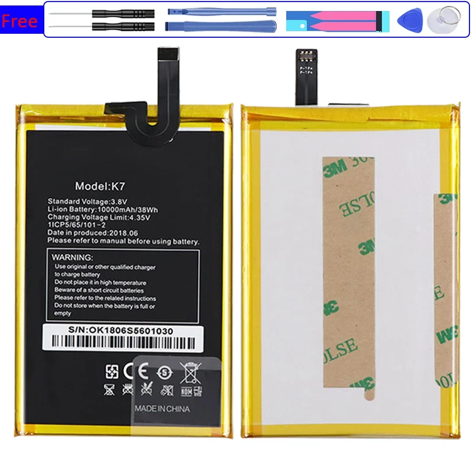 

Hihg Quality Battery K 7 10000mAh For Oukitel K7 Bateria + Track NO